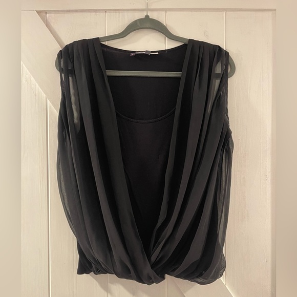Jennifer Lopez Tops - Jennifer Lopez black sheer tank.